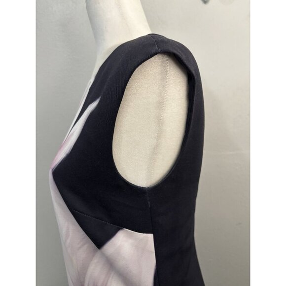 TED BAKER DALYN Magnolia Stripe Textured Dress Women Size 1 - Picture 4 of 16